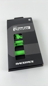 lot 469 image: RaceFace Chester Green Pedals in Box