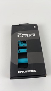 lot 471 image: Raceface Chester Pedals - Light Blue Composite Platform