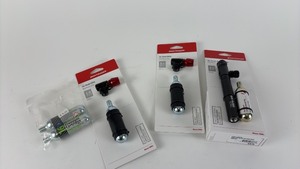 lot 491 image: Bontrager Air Rush Elite and Road Pump with CO2 Cartridges