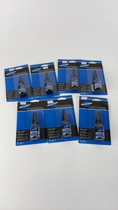 lot 501 image: Set of 6 Park Tool TLR-1 Medium Strength Threadlocker Bottles