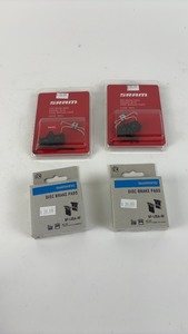 lot 506 image: Set of SRAM and Shimano Disc Brake Pads