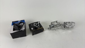 lot 509 image: Set of 3 Bicycle Pedals Including Exustar and Origin8 Models