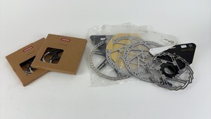 lot 510 image: Set of SRAM and Tektro Bike Disc Brake Rotors