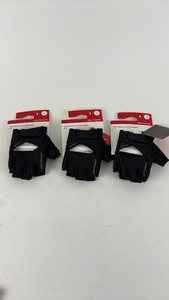 lot 526 image: Set of 3 Bontrager Vella Womens Twin Gel Cycling Gloves, Large