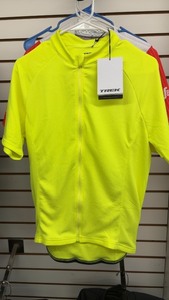 lot 600 image: Trek Solstice Mens Short Sleeve Cycling Jersey - Size S, Neon Yellow