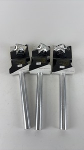 lot 621 image: Set of 3 Aluminum Bicycle Seat Posts