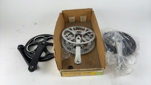 lot 642 image: Set of Bicycle Cranksets with Chainrings