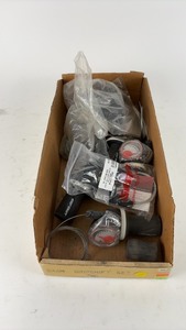 lot 660 image: Box of SRAM Gripshift Bicycle Shifters and Accessories