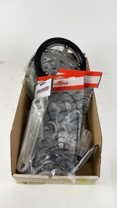 lot 666 image: Complete Set of Racing Bicycle Cranksets and Chainrings