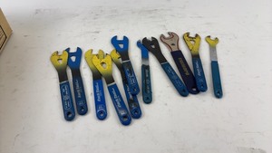 lot 704 image: Set of 10 Park Tool Cone Wrenches Assorted Sizes