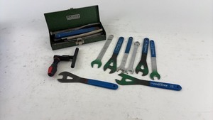 lot 732 image: Set of Bicycle Repair Wrenches and S-K Tools Case