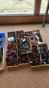 lot 736 image: Bulk Lot of Bicycle Reflectors - Various Styles and Colors