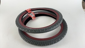 lot 163 image: Set of 2 Shadow Creeper Bicycle Tires 20 x 2.40 Inches