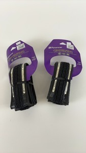 lot 210 image: Pair of Panaracer GravelKing SK 700x28C Bicycle Tires