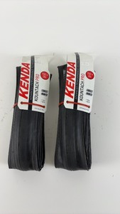 lot 217 image: Pair of Kenda Kountach Pro Bicycle Tires 700x28c