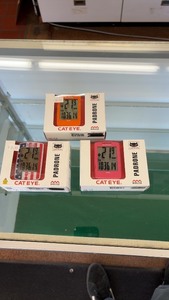 lot 278 image: Set of 3 Cat Eye Padrone Wireless Cycling Computers