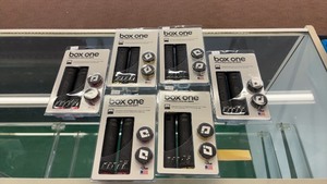 lot 299 image: Set of 7 Box One Compatible Lock-On Grips for Bicycles