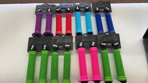lot 346 image: Set of 14 ODI Longneck Soft Two Compound Bicycle Grips