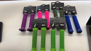 lot 347 image: Collection of 8 ODI Limited Edition Soft Compound Grips in Assorted Colors