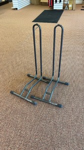 lot 372 image: Pair of Superstand Bike Racks for Indoor Storage