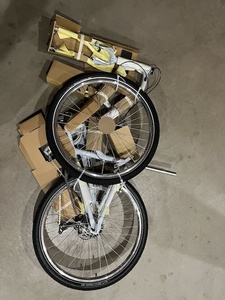 lot 58 image: Electa Bicycle Parts and Frame for Assembly