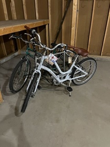 lot 59 image: Set of 3 Bicycles Including Electra with Stuck Seatpost