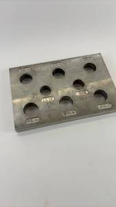 lot 356 image: Machined Seatpost Sizing Gauge with Multiple Diameter Options