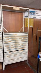 Equipto 12-Drawer Industrial Parts Cabinet with Adjustable Trays