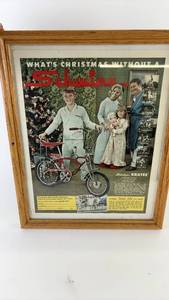 lot 81 image: Framed Rare 1969 Schwinn Boys Life Magazine Ad