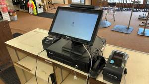 lot 96 image: Complete Retail Point of Sale System with Touchscreen and Printers