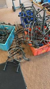 lot 119 image: Lot of 30 Rear Wheel Floor Bicycle Stands