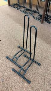 lot 137 image: Set of 2 Bicycle Stands for Secure Parking
