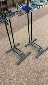 lot 138 image: Pair of Metal Bicycle Stands