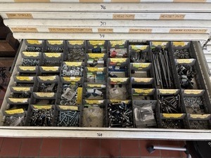 lot 320 image: Small Parts - Bolts, Nuts, Washers, Stem Parts