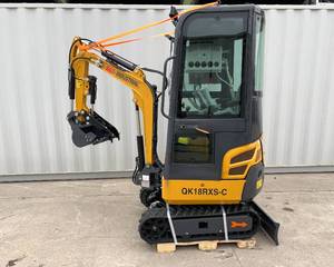 lot 4115 image: 2024 AGT Enclosed Mini Excavator with Air Conditioning (QK18RXS-C)