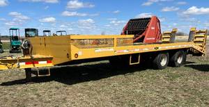 2017 24 ft Equipment Pintle Hitch Trailer