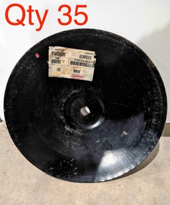lot 890 image: All to go, one money- Universal Tillage Disc Blades, $2,300 VALUE, 22 Inch Smooth Edge, New Condition - qty 35