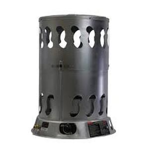 lot 15 image: Mr. Heater 80,000 BTU Convection Portable Propane Outdoor Space Heater with 10 ft. Hose and Regulator  Customer Returns See Pictures