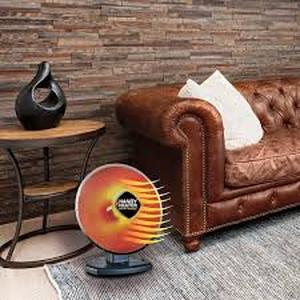 lot 6 image: 1500-Watt 18.5 in. Electric Ceramic Parabolic Space Heater with Tip-Over Safety Customer Returns See Pictures