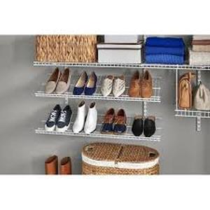 lot 9 image: Lot of Everbilt Decorative Adjustable Shoe Shelf Kit Customer Returns See Pictures
