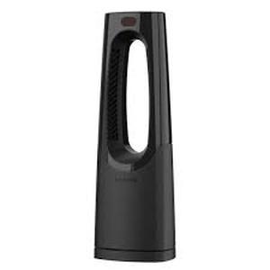 lot 10 image: Lasko Bladeless 1500W 28 in. Black Electric Oscillating Tower Ceramic Space Heater with Remote Control and Digital DisplayCustomer Returns See Pictures