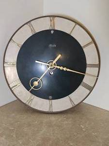 lot 50 image: Vintage Art Deco German Wall Clock from Kienzie Clock Co.