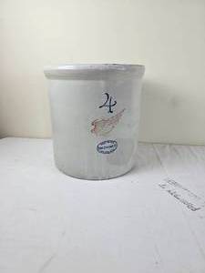 lot 60 image: Number 4 Red Wing Stoneware Crock