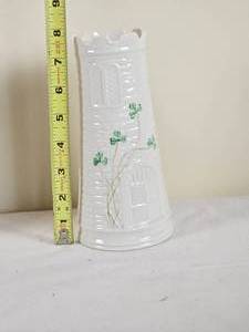 lot 362 image: Belleek Castle Vase