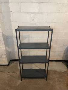 lot 456 image: Rugged Metal Shelving