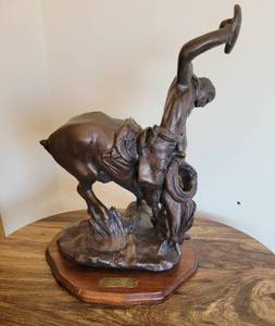lot 181 image: Dynamite and Richard Smith Bucking Bronco Statue