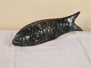 lot 68G image: Adorable Vintage Ceramic Animal Statuette - Andersen Designs - Koi Fish