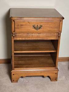 lot 254 image: Classic French Provincial Nightstand - B