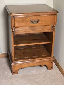 lot 252 image: Classic French Provincial Nightstand - A