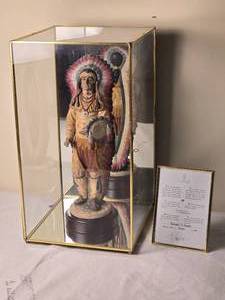lot 73 image: Lladro Painted Ceramic Studio Art Statue - Proud Warrior - 135723000